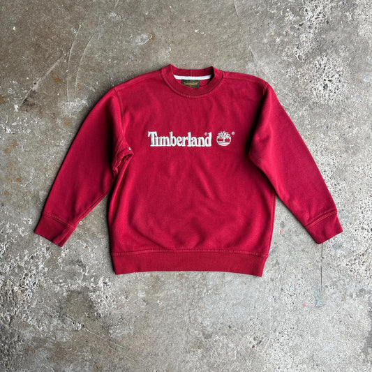Red Timberland Embroidered Sweatshirt - 10years (kids)