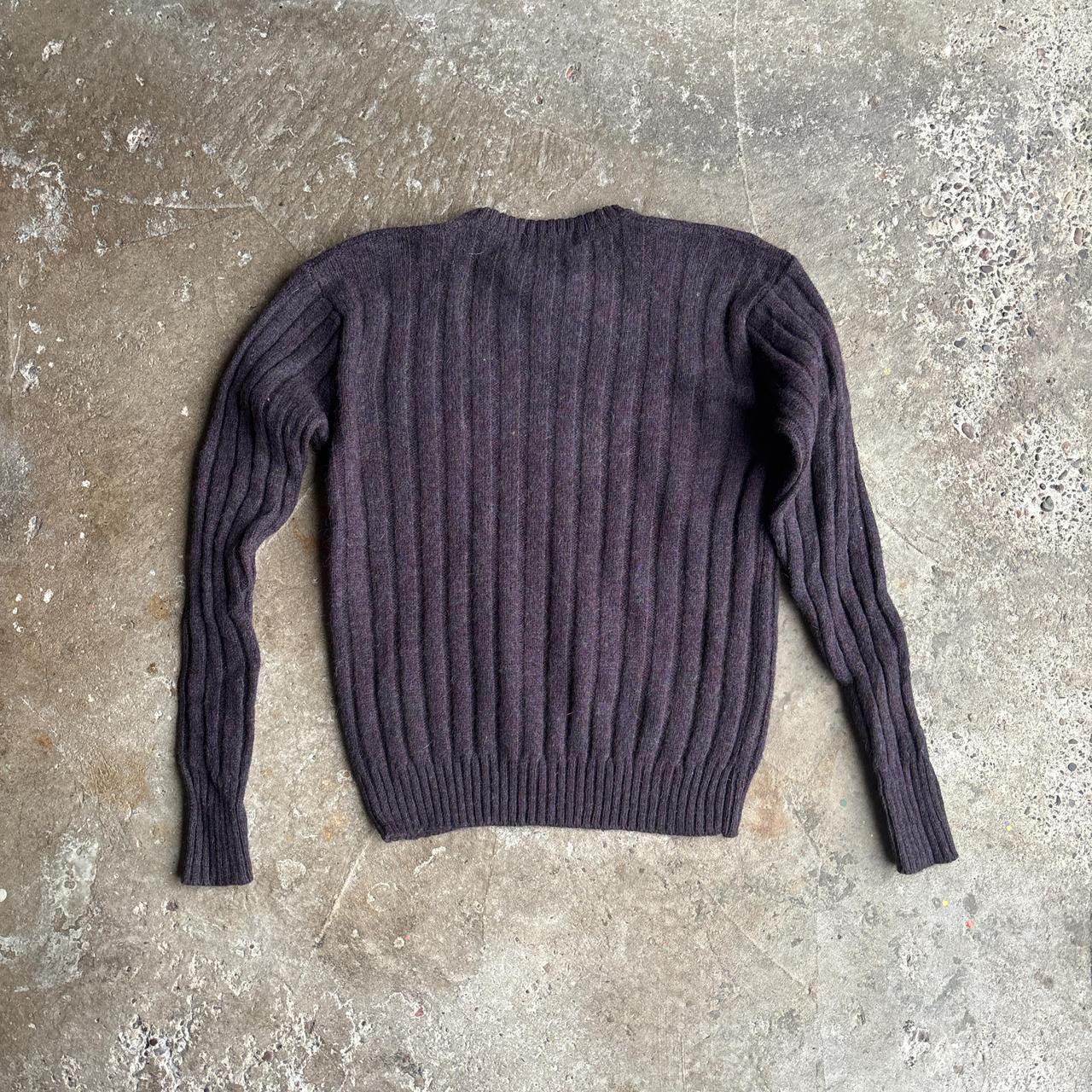 Purple Polo Ralph Lauren Wool Jumper - L