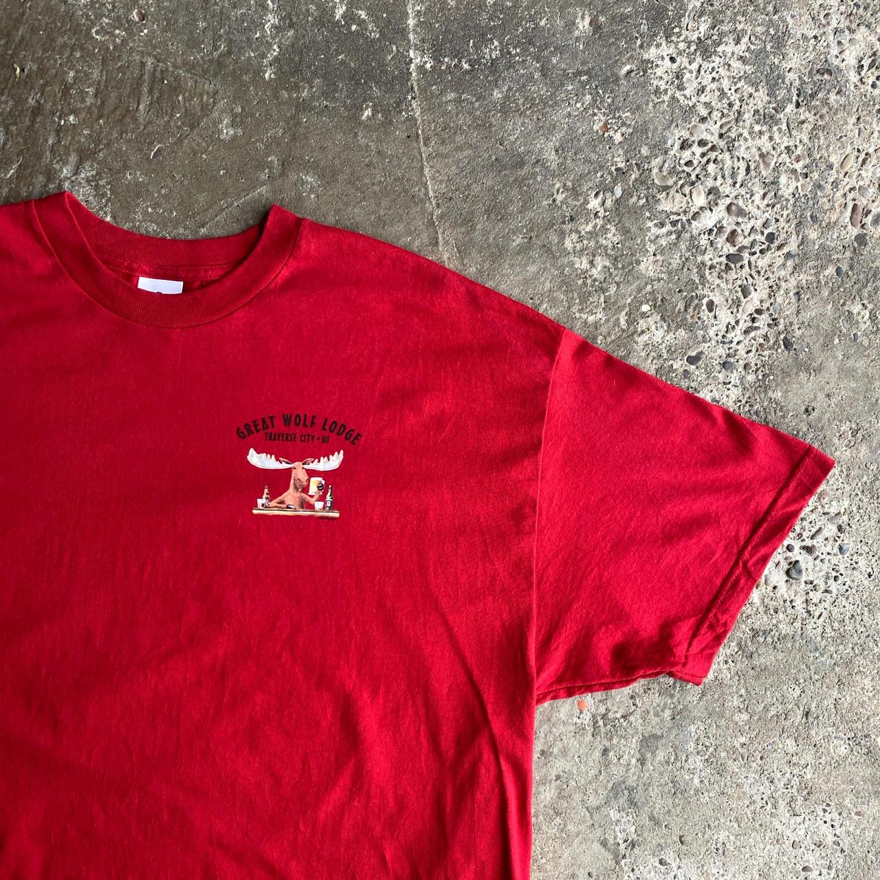 Red Graphic Bar T-Shirt - 2XL
