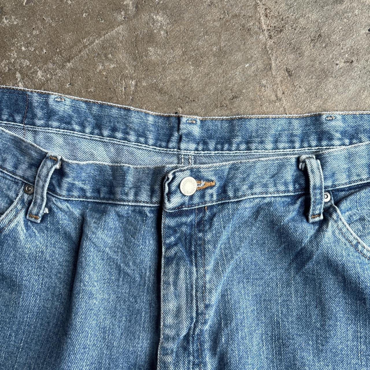 Blue Relaxed Fit Wrangler Denim Jeans