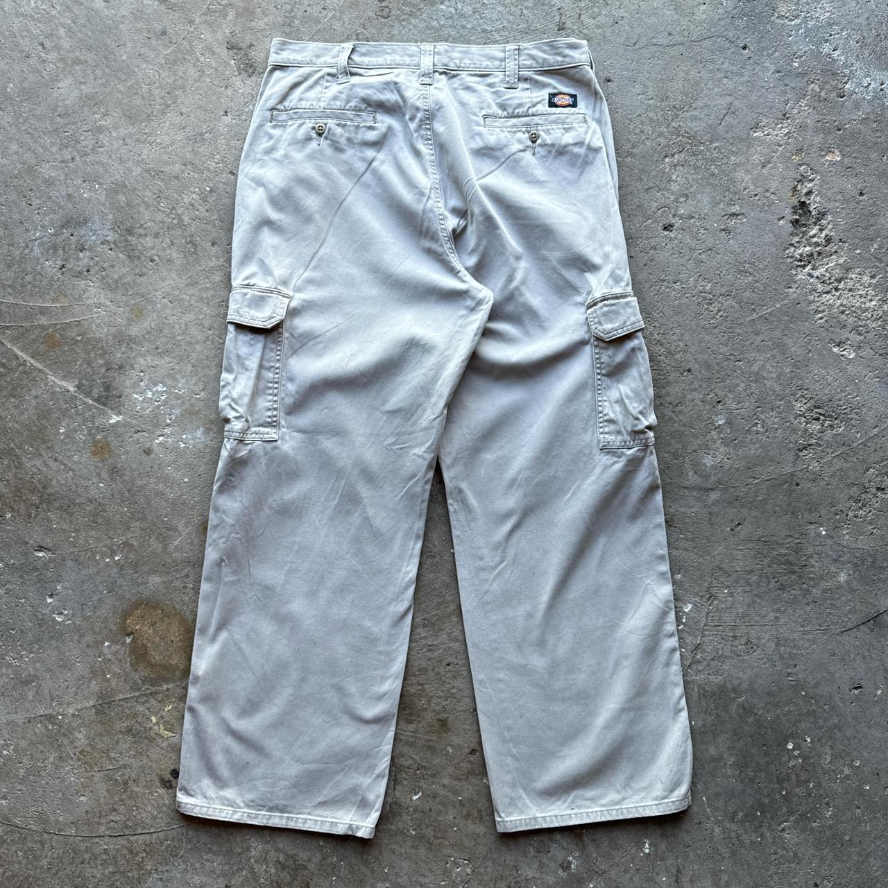 Cream Dickies workwear trousers