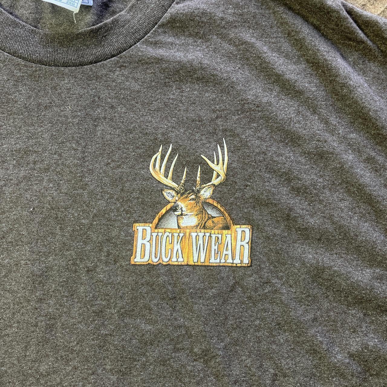 Grey Buck Wear graphic tee