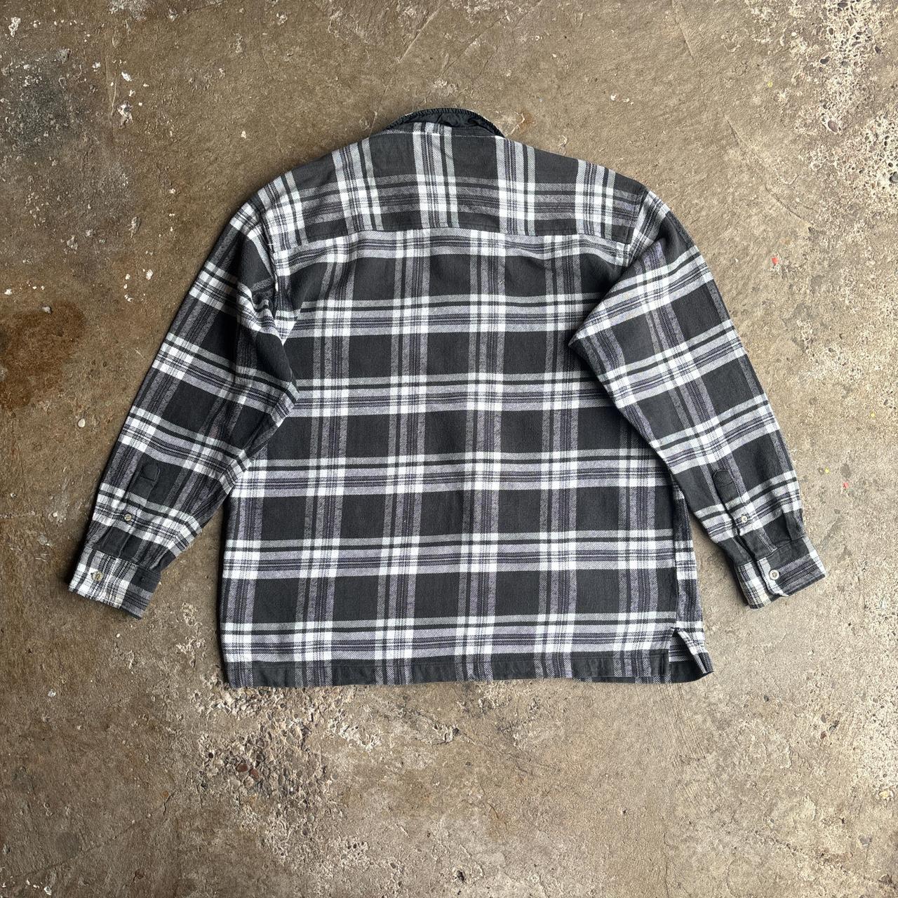 Black & White Checkered Dickies Shirt - L