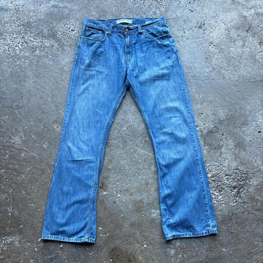 Blue Levi’s 527 Boot Cut Flared Jeans - W34