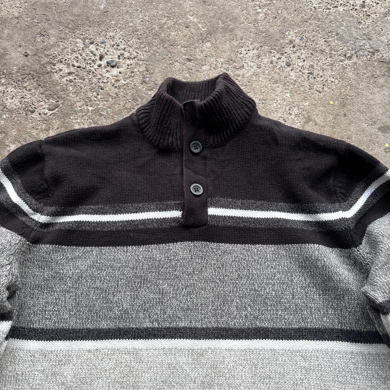 Vintage Grey Chaps knitted sweatshirt - M