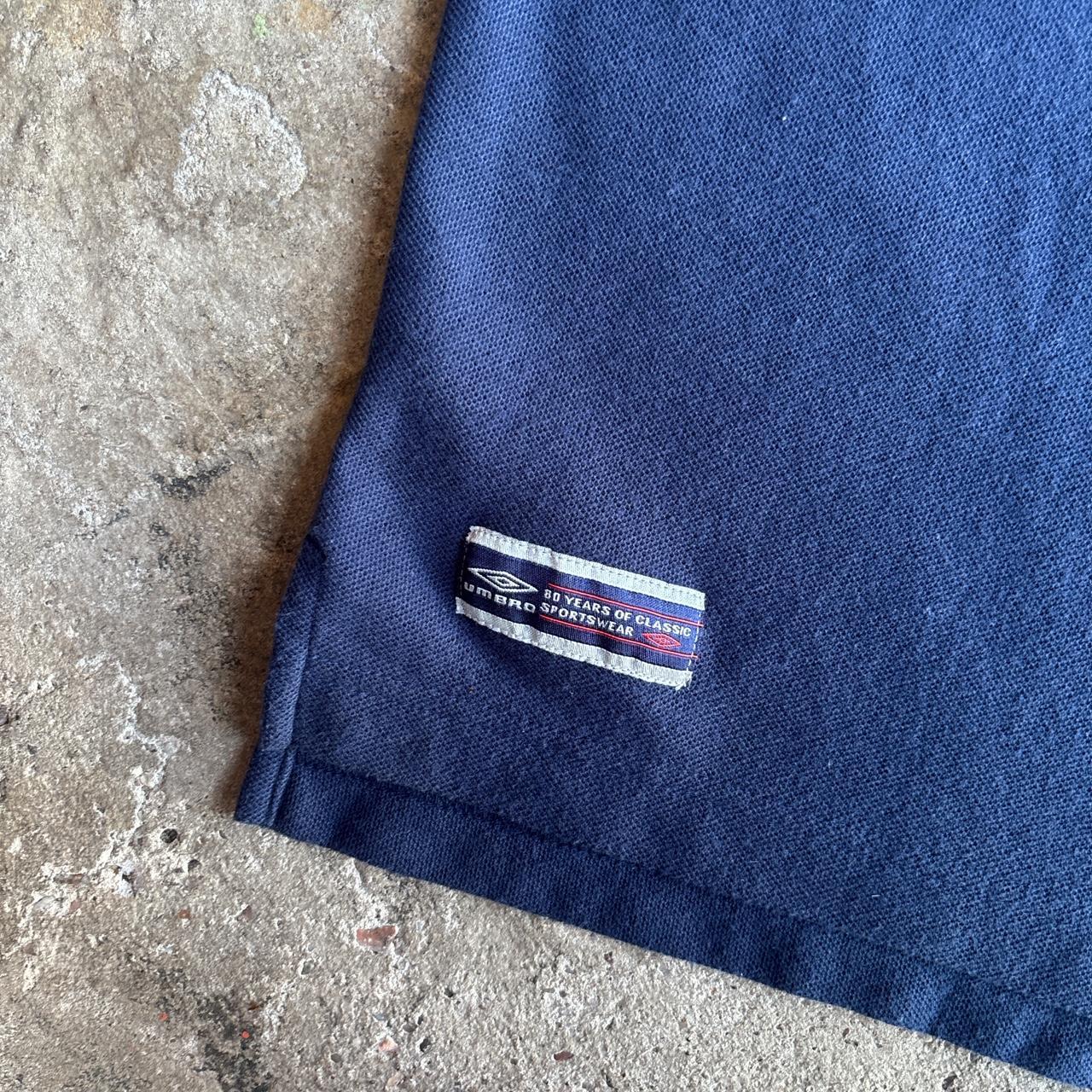 00s Navy Umbro cotton tee