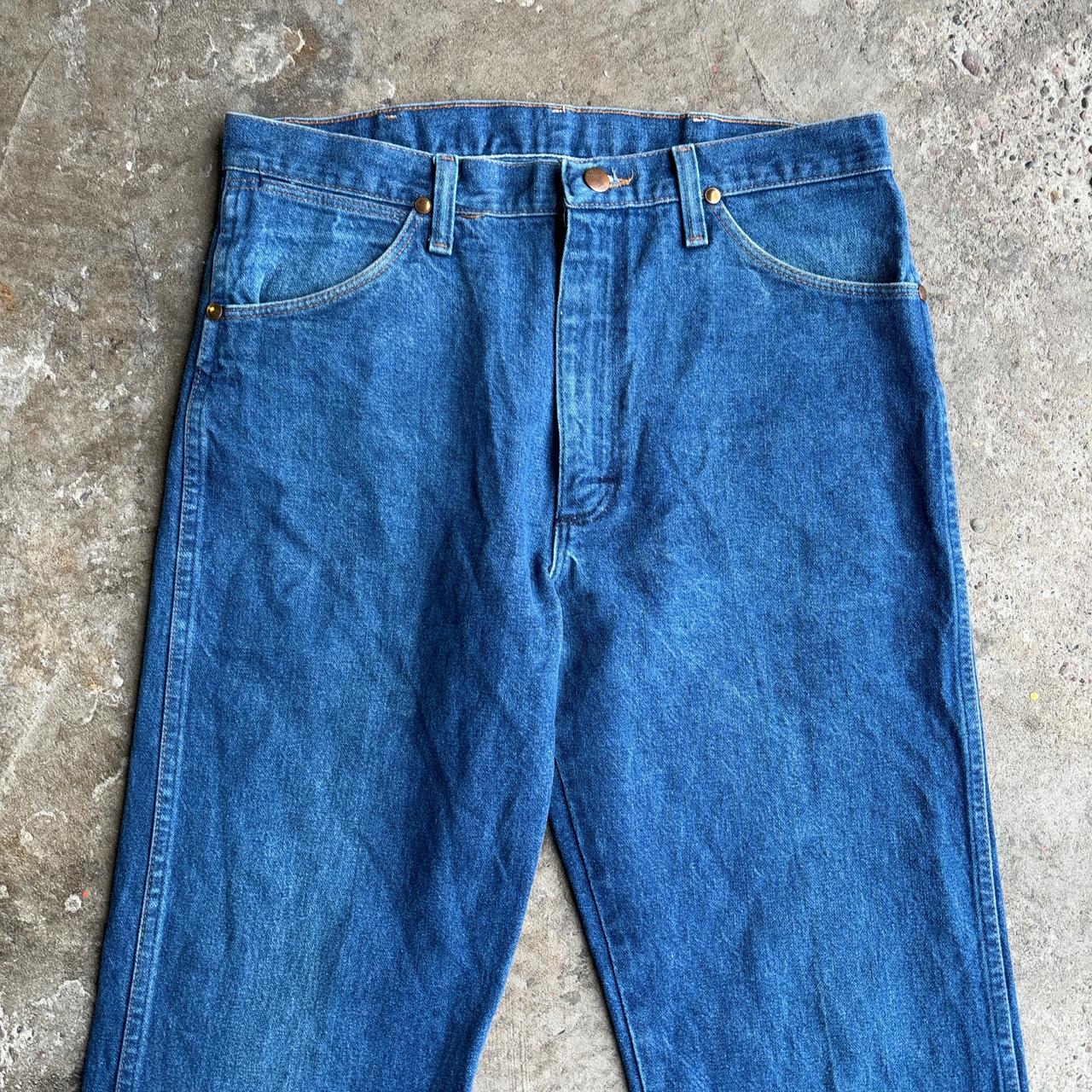 Blue Denim Wrangler jeans