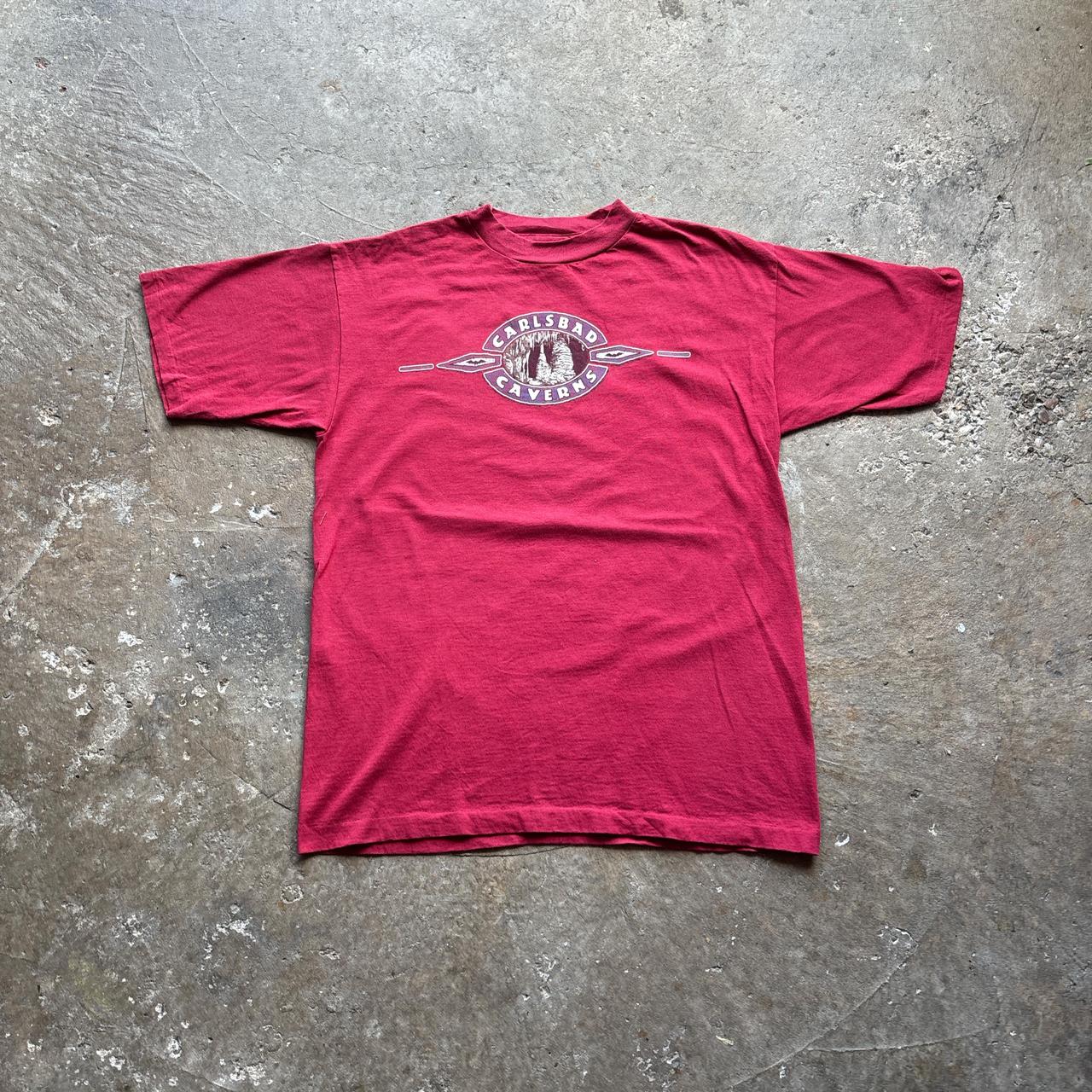 Red Vintage Single Stitch Graphic T-Shirt