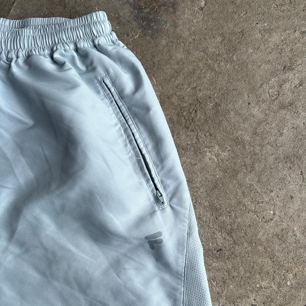 Light Grey FILA 3/4 Sports Shorts