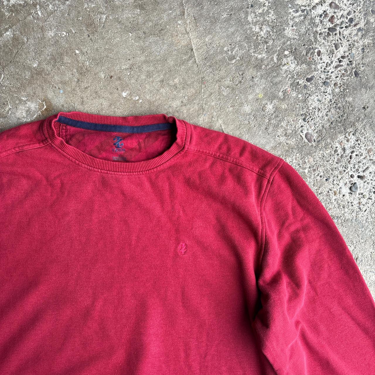 Red Izod Vintage Sweatshirt - L