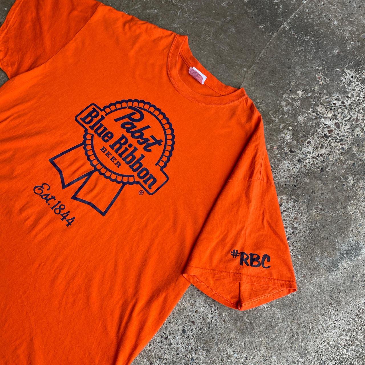 Orange Graphic ‘Booze Crew’ T-Shirt - 2XL