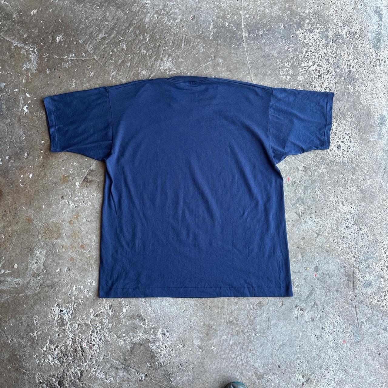 Vintage Navy ‘Graebel’ Graphic Single Stitch T-Shirt