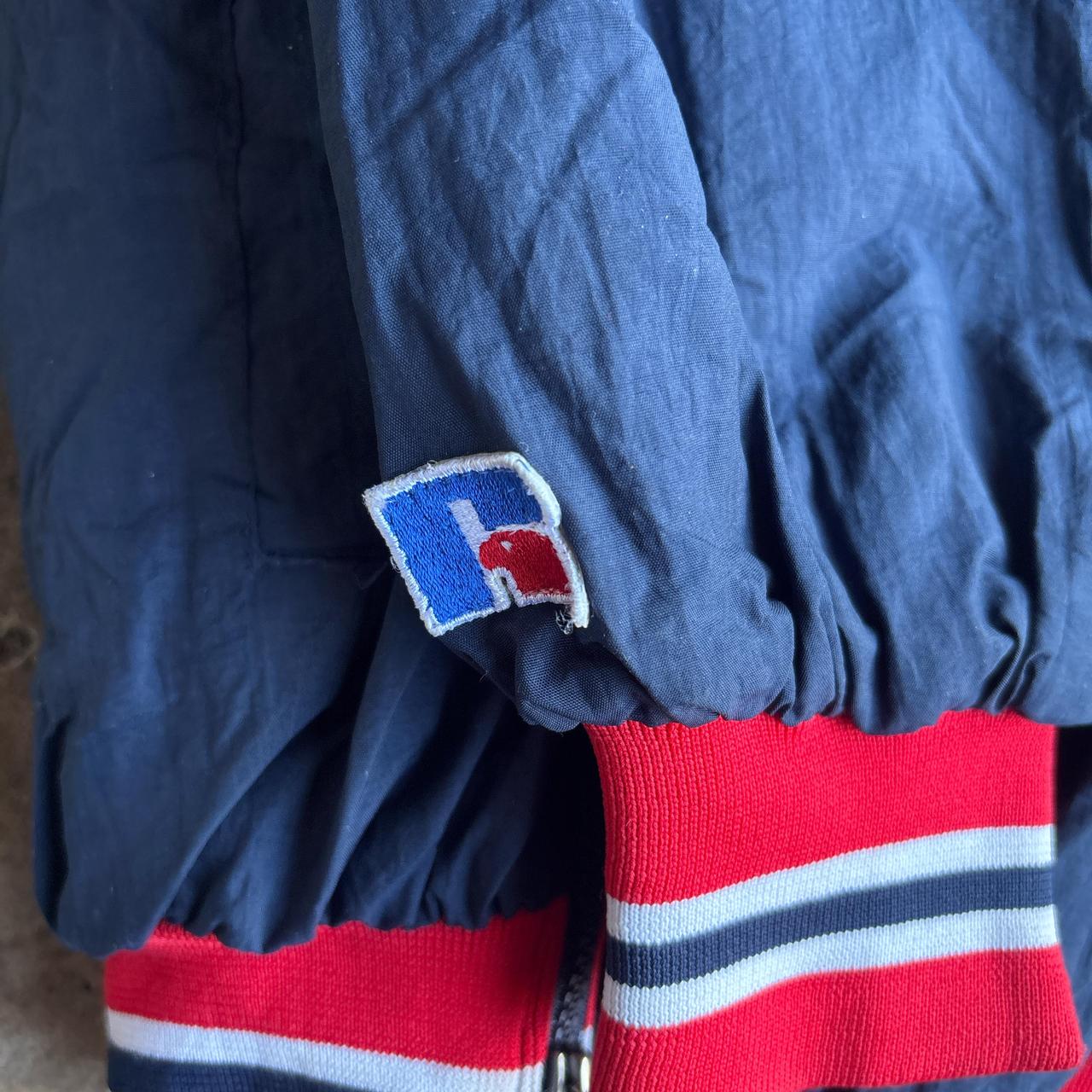 Navy Russell Athletic Windbreaker Jacket