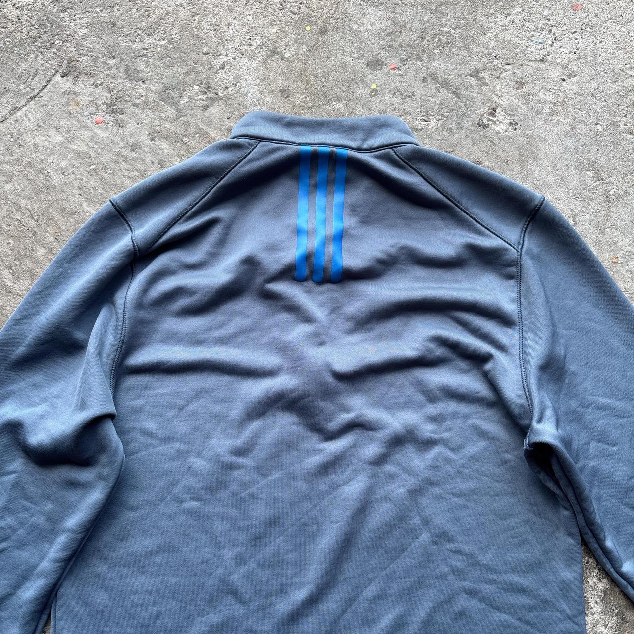 Grey Adidas Golf quarter zip pullover sweatshirt