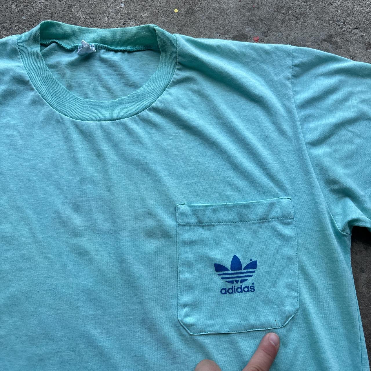 80s Adidas x Walt Disney pocket t-shirt - S