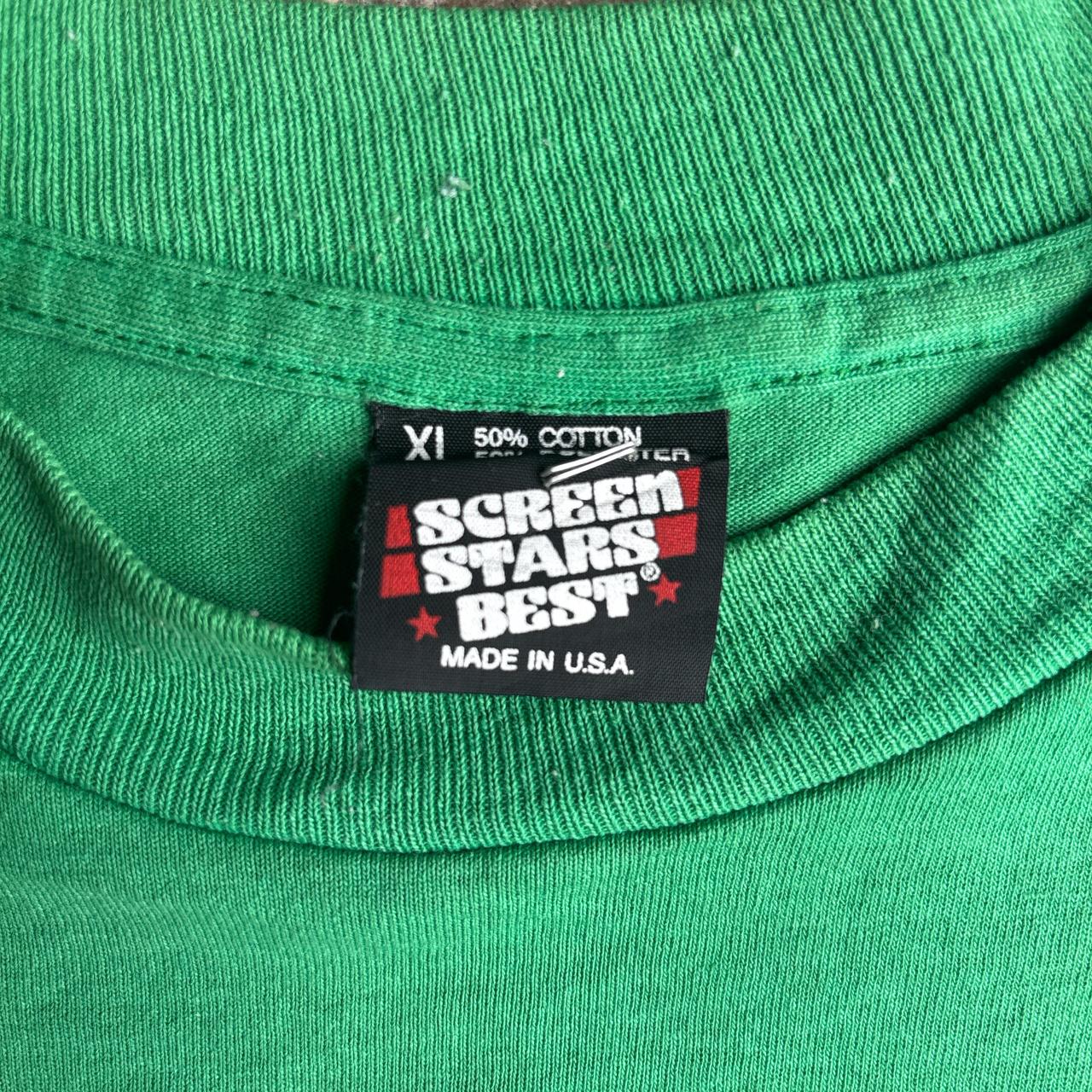 Green Vintage Single Stitch Graphic T-Shirt