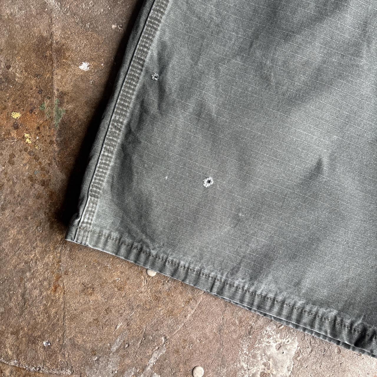 Khaki Green Wrangler Carpenter Workwear Shorts - W42