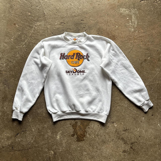 Vintage White Hard Rock Cafe Toronto sweatshirt - M