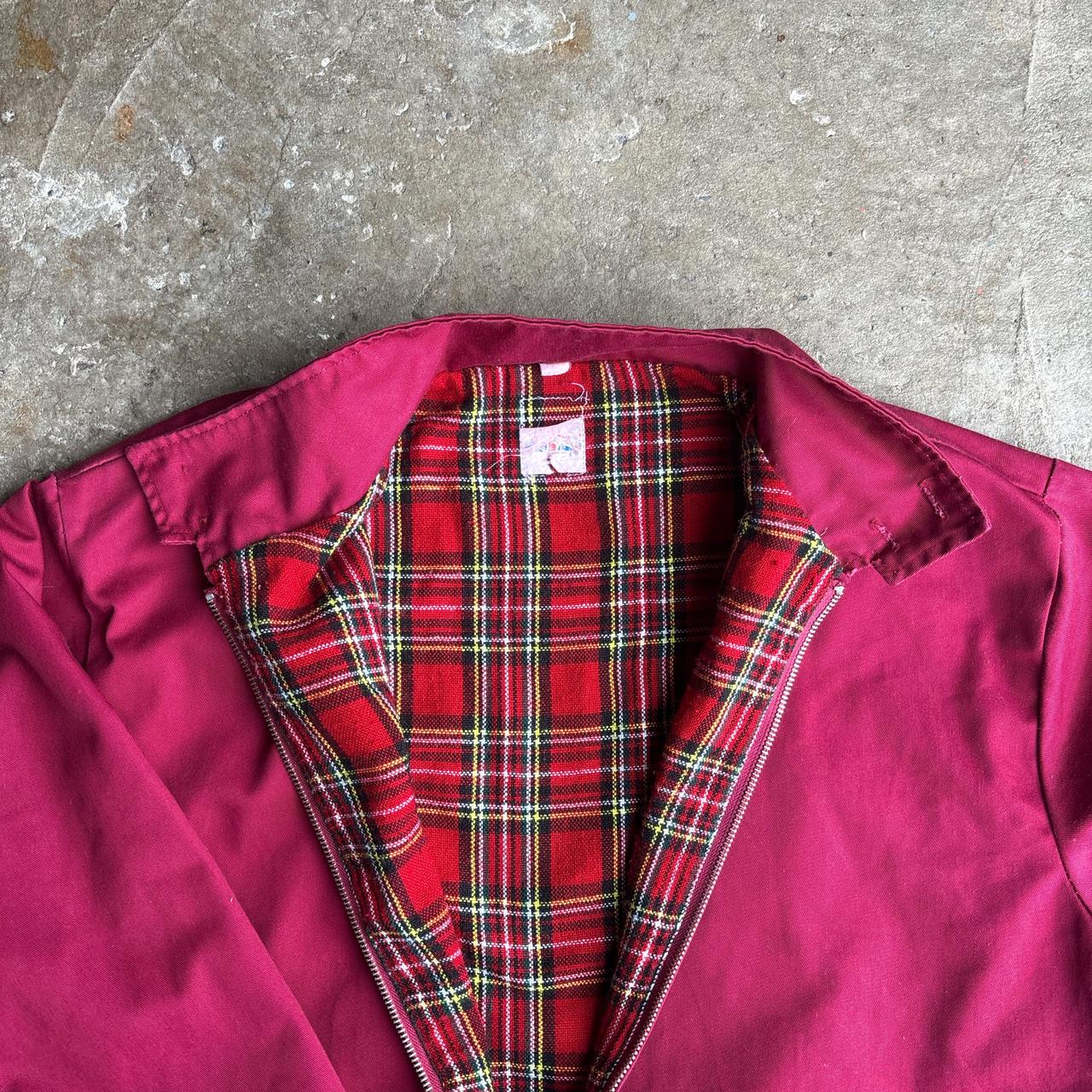 Vintage Red Harrington Jacket - L