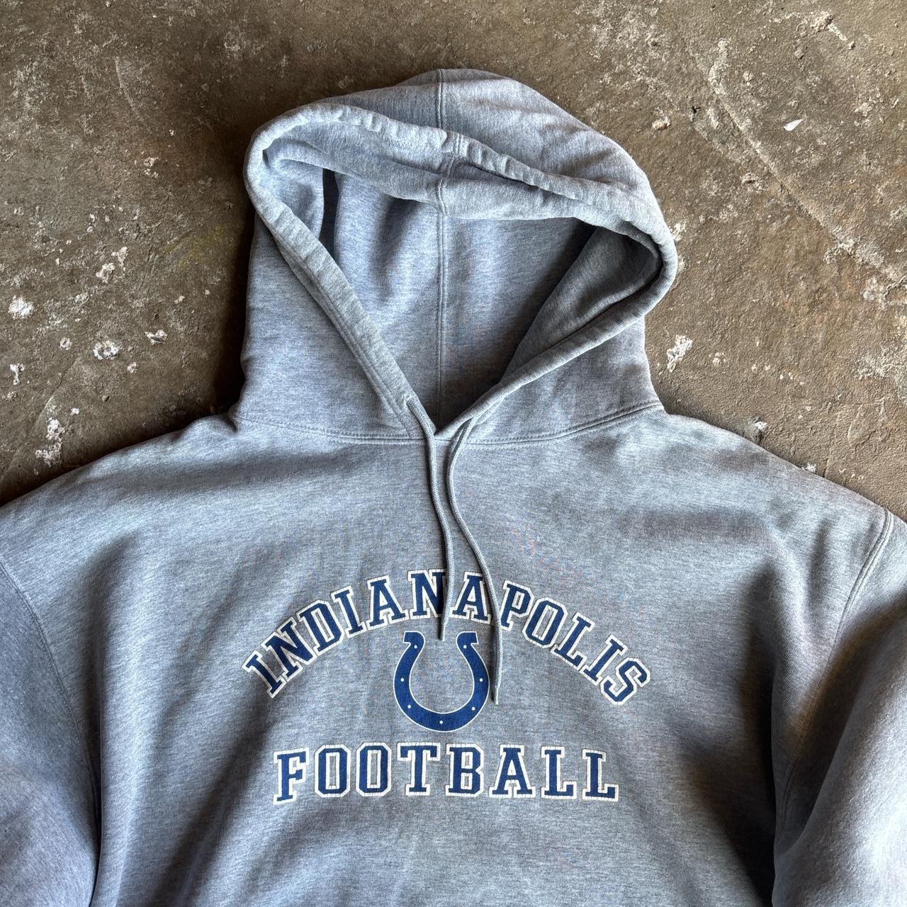 Grey Reebok Indianapolis Colts Hoodie