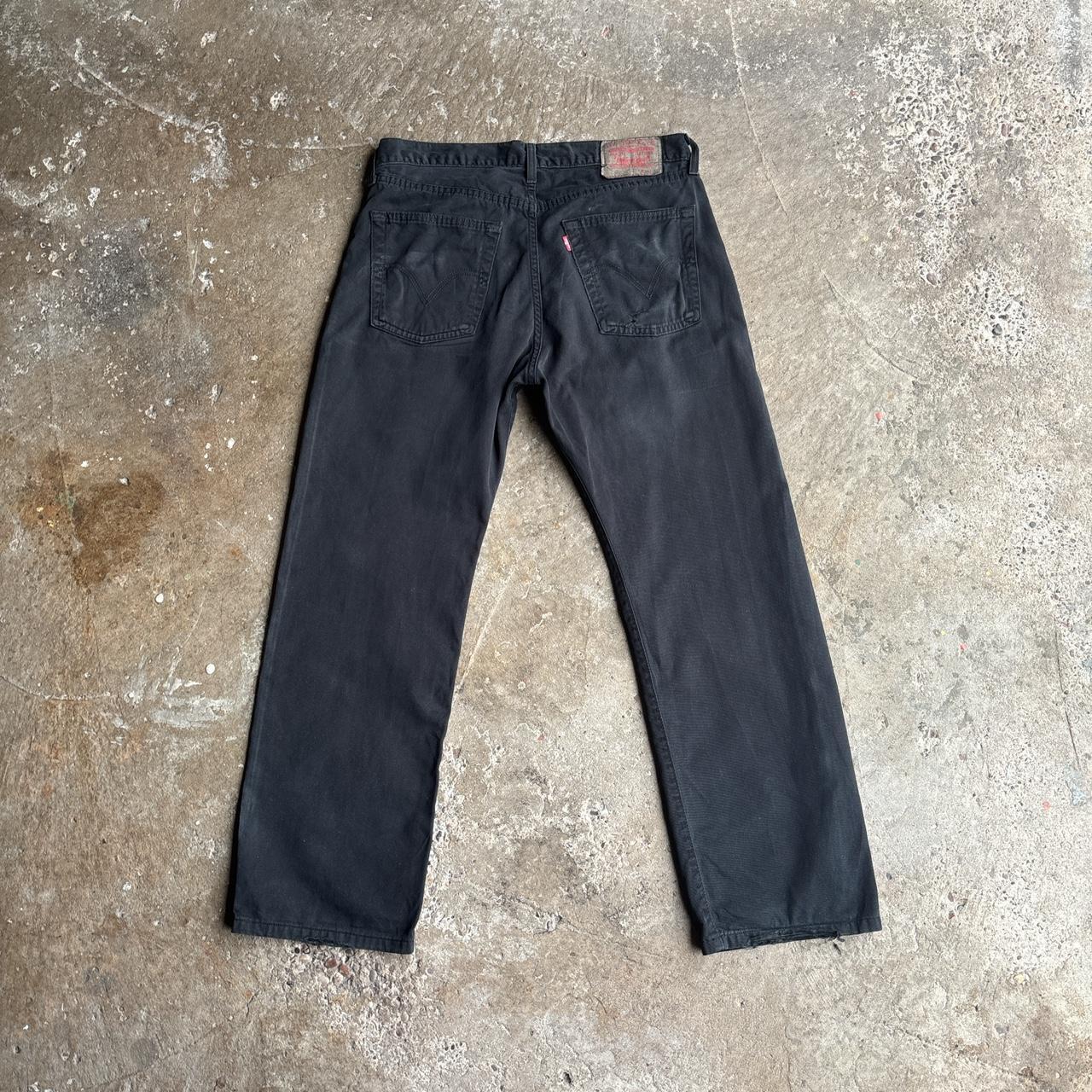 Washed Black Denim Levi’s 582 Jeans - W34