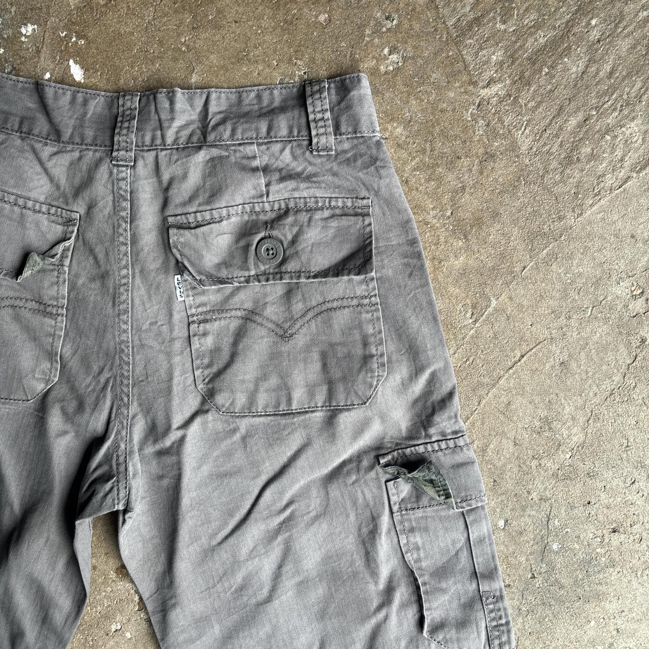 Grey Cotton Levi’s Cargo Shorts