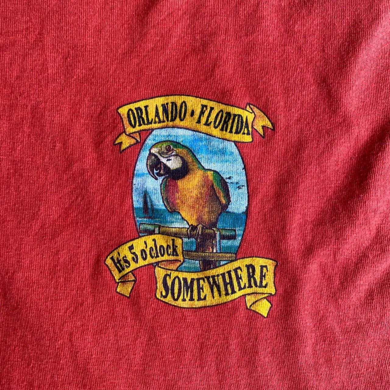 Red ‘It’s 5 o’clock somewhere’ Orlando Bar T-Shirt