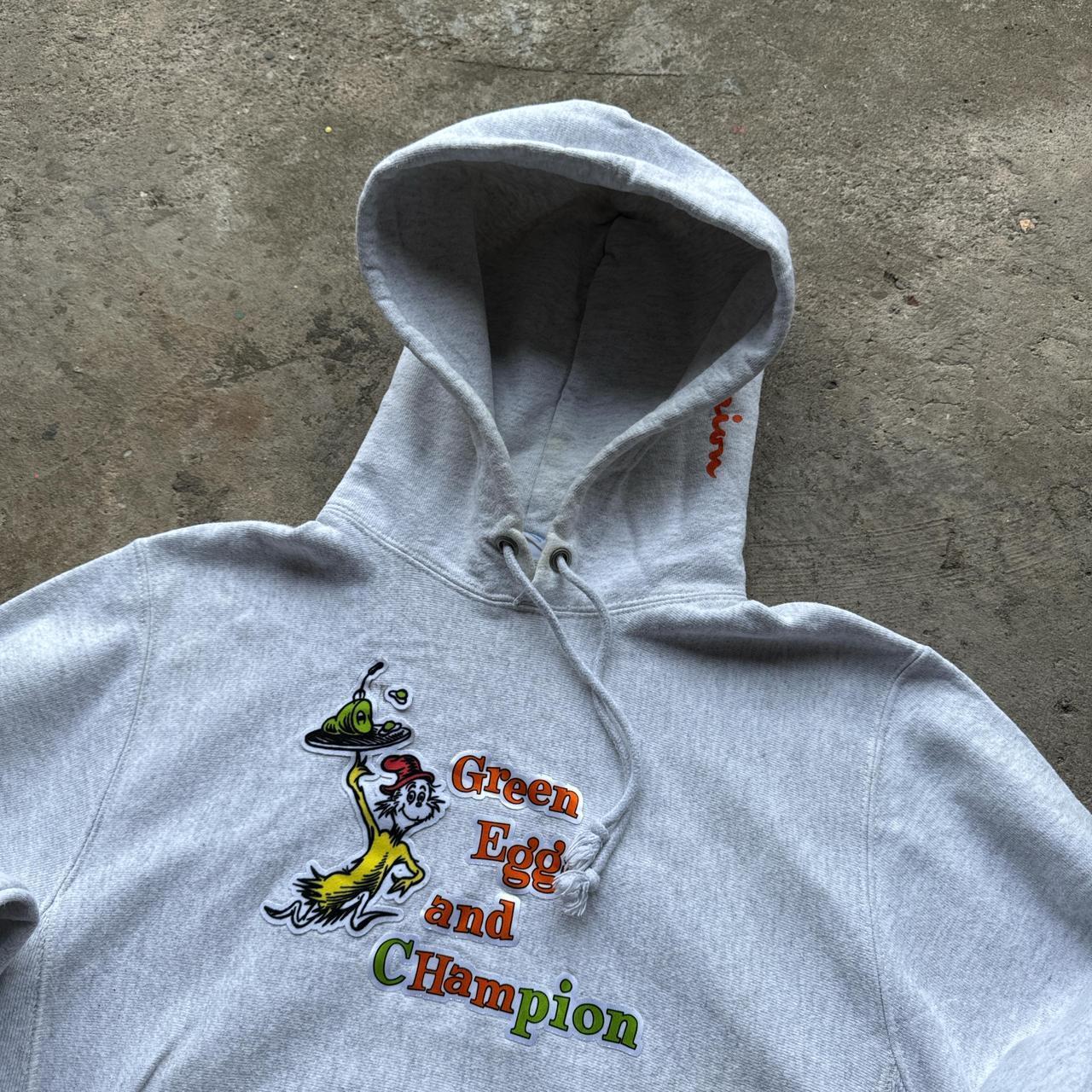 Champion Grey Reverse Weave Dr Seuss Pullover Hoody