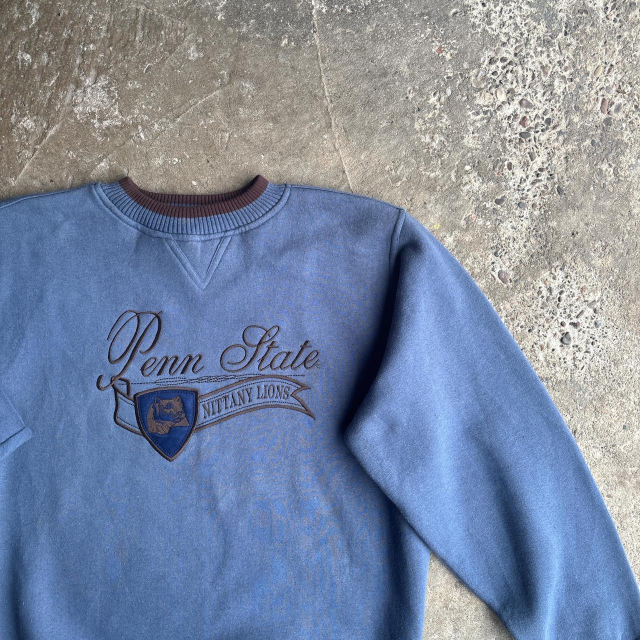 Blue Penn State Embroidered Sweatshirt - M
