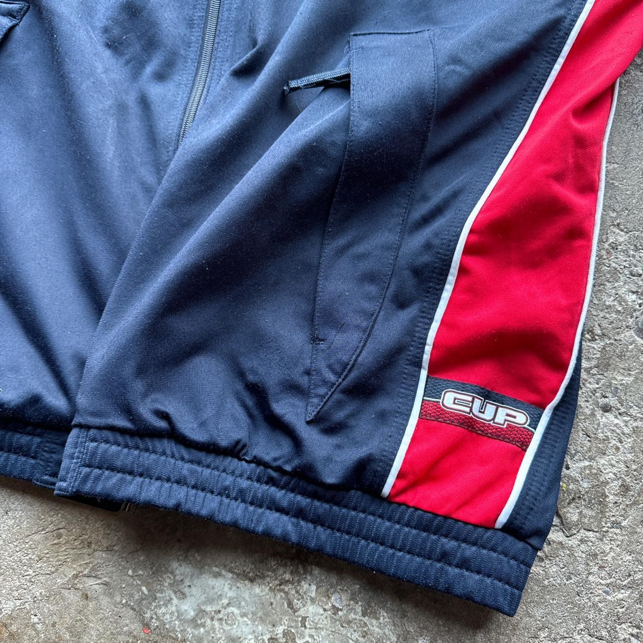 Navy, red and white vintage Puma sportswear jacket