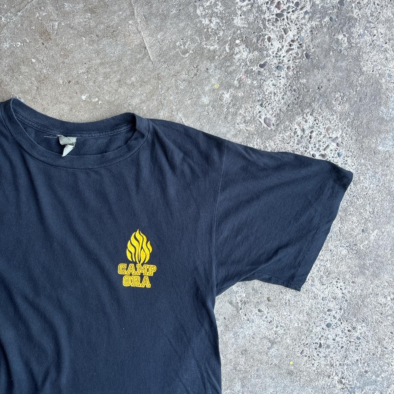 Black Graphic ‘Camp Ora’ Single Stitch T-Shirt