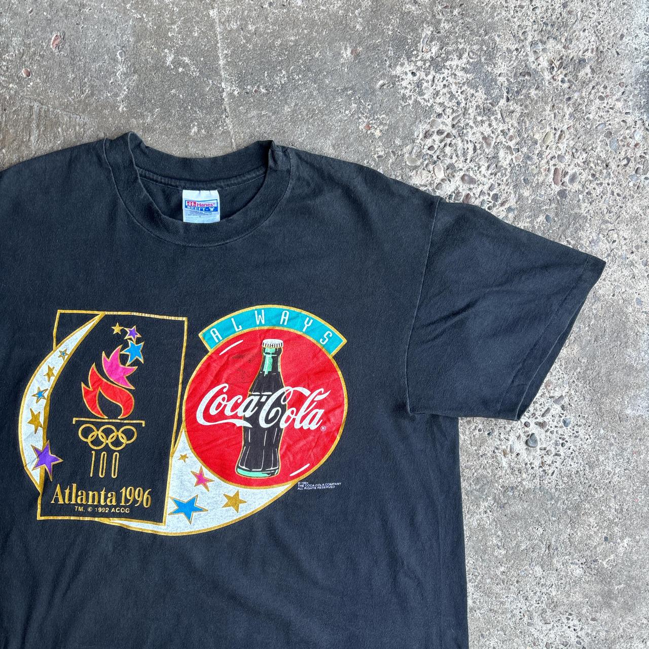 Black Atalanta 1996 Olympics Coca Cola T-Shirt