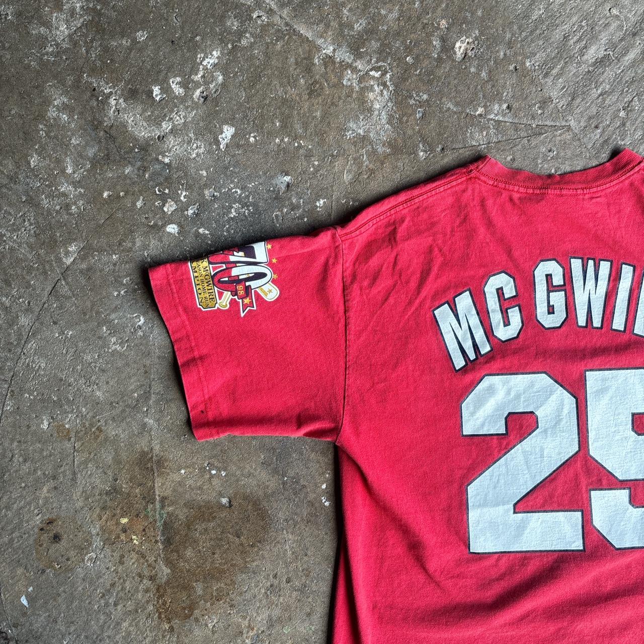 1998 St Louis Cardinals Red ‘McGwire’ MLB Baseball T-Shirt