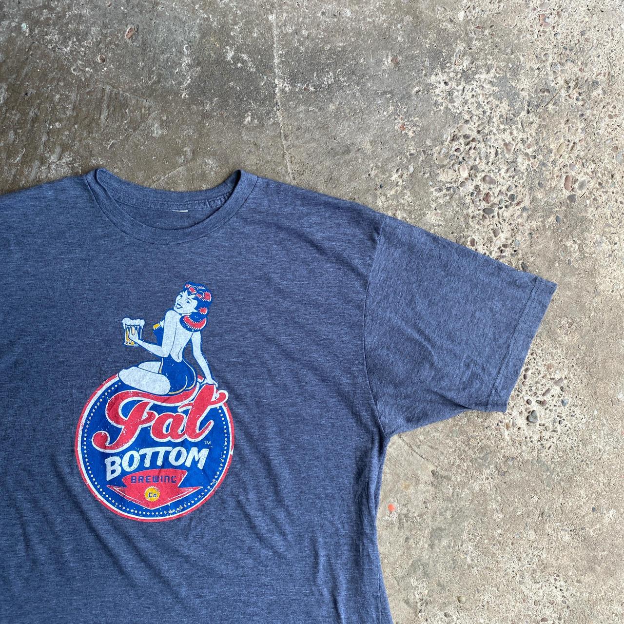 Grey Fat Bottom Brewery Graphic T-Shirt