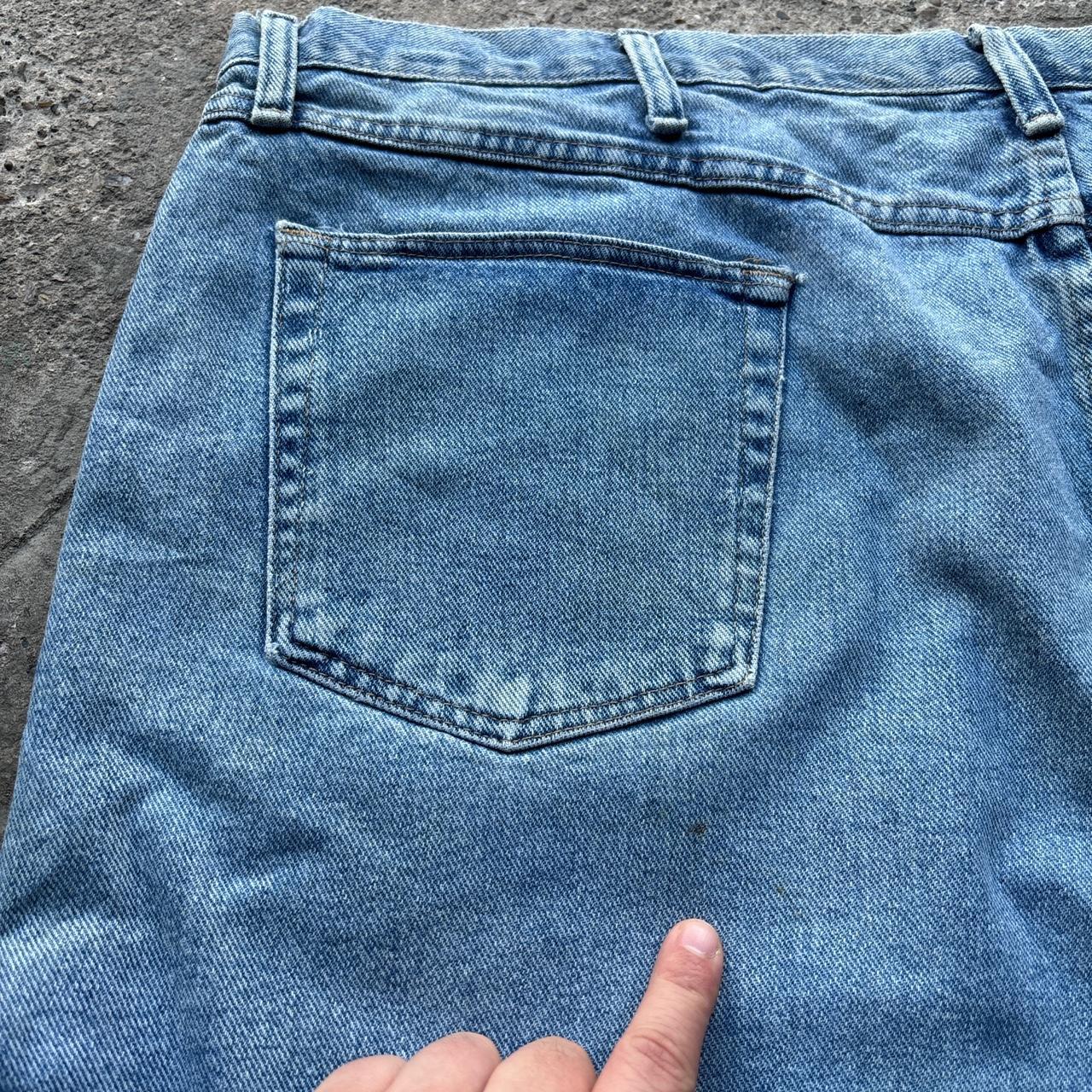 Light blue Wrangler denim jorts
