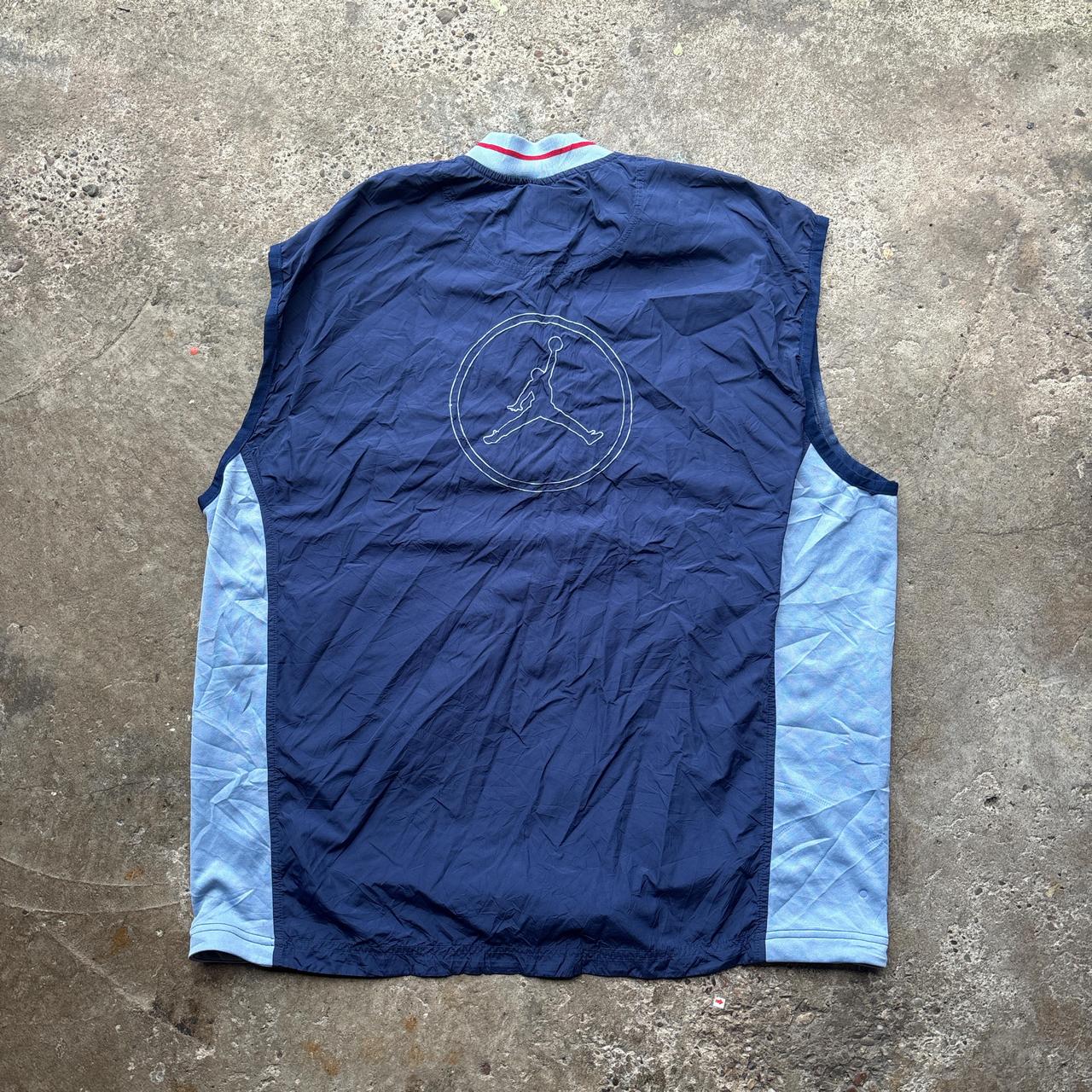 Blue and navy Jordan body warmer