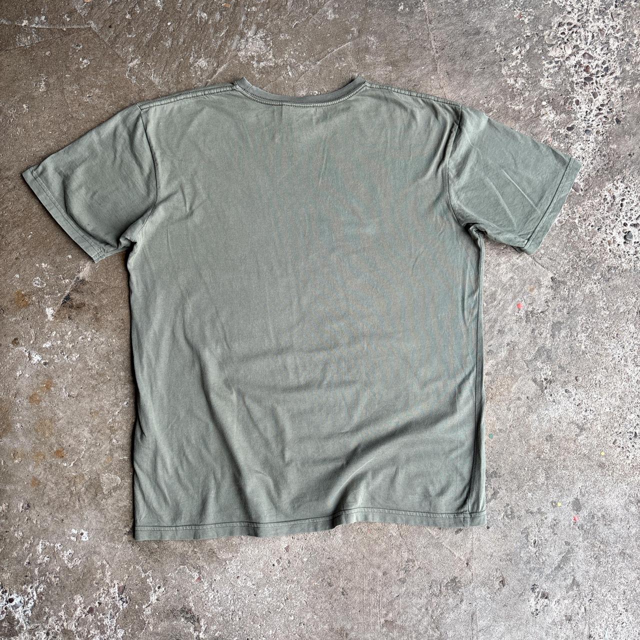 Olive Green Quiksilver graphic tee