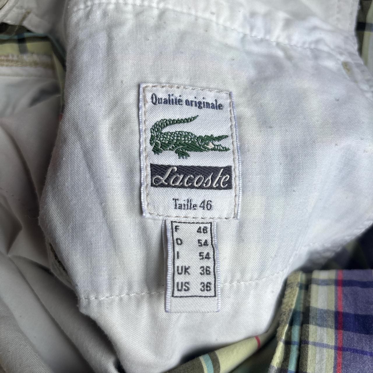 Vintage Lacoste Pastel Checkered Shorts