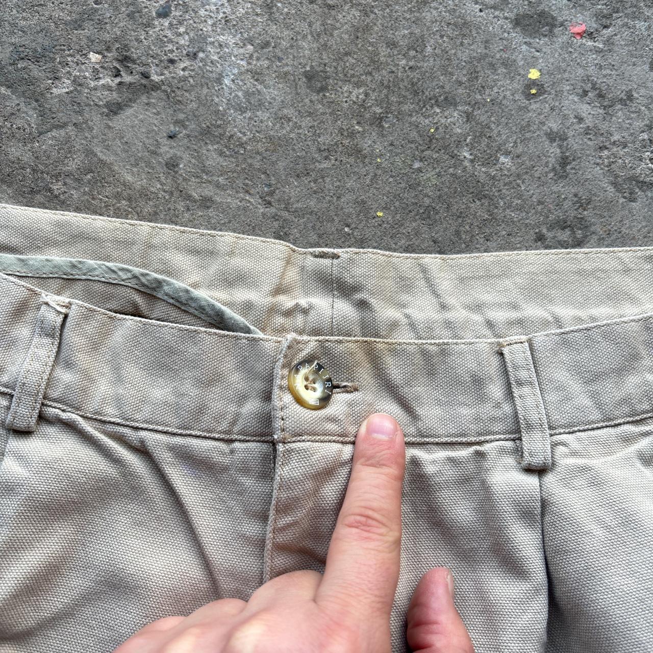 Tan Napapijri cargo shorts
