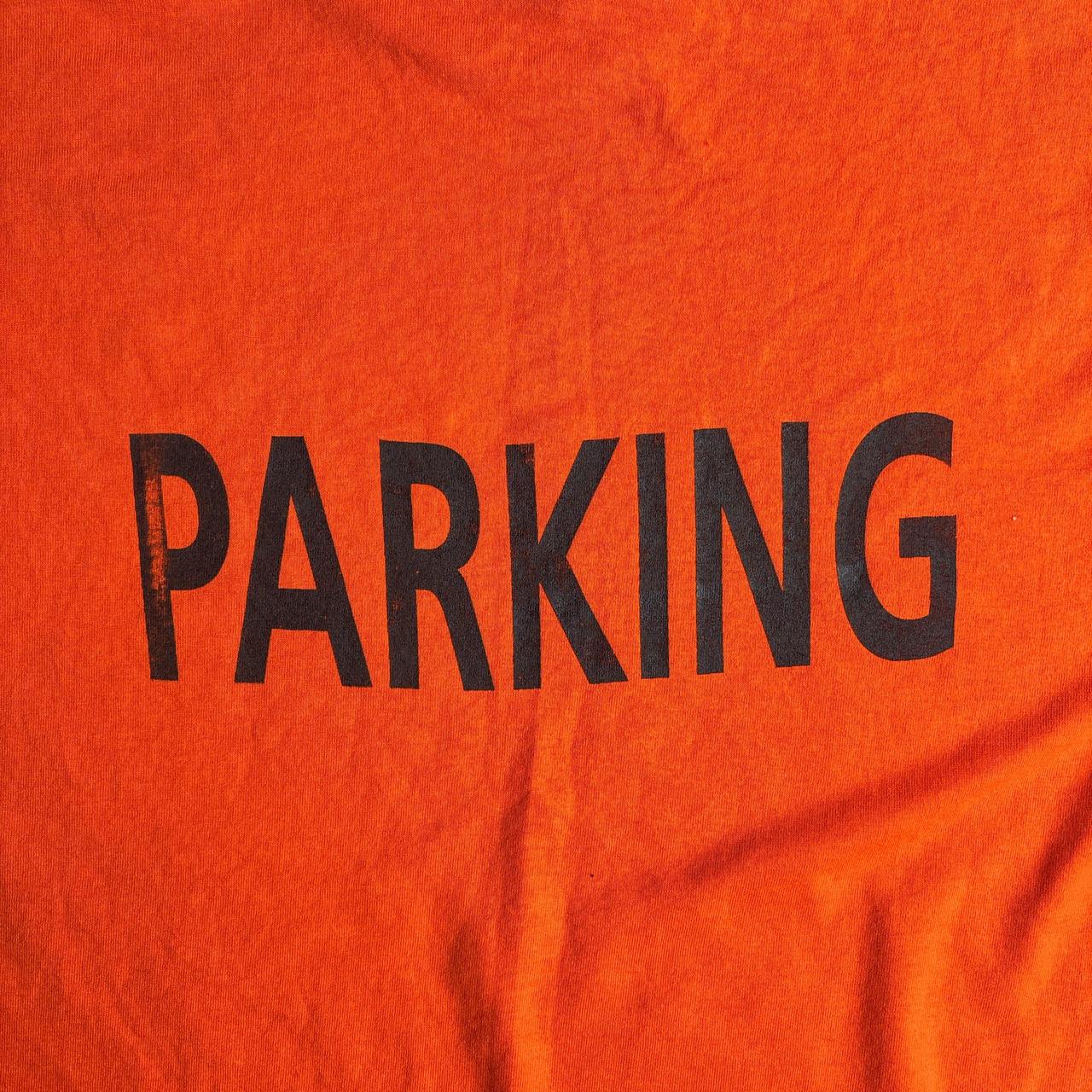 Vintage Orange ‘PARKING’ Single Stitch T-Shirt