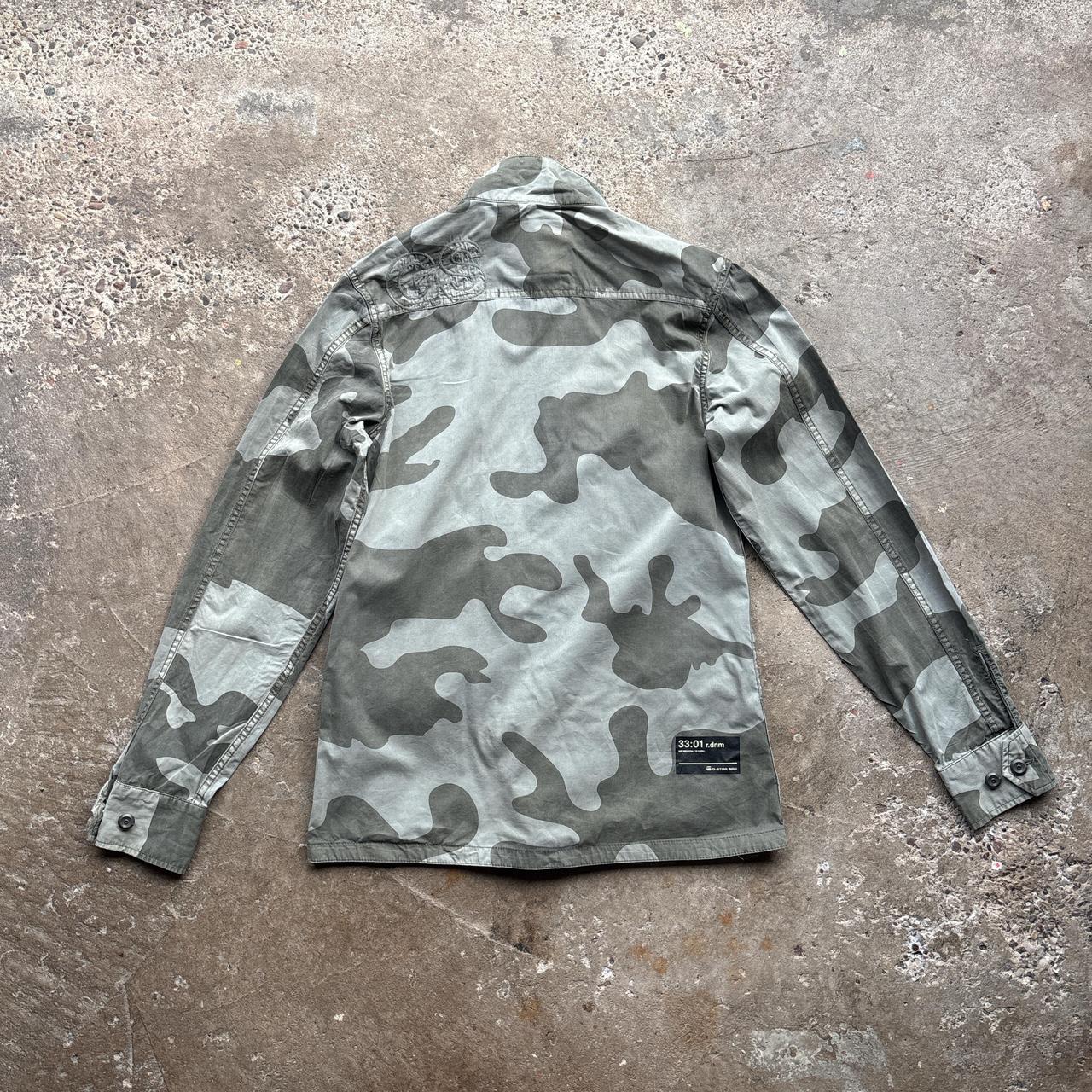 Grey Camo G-Star Raw Utility Jacket - M