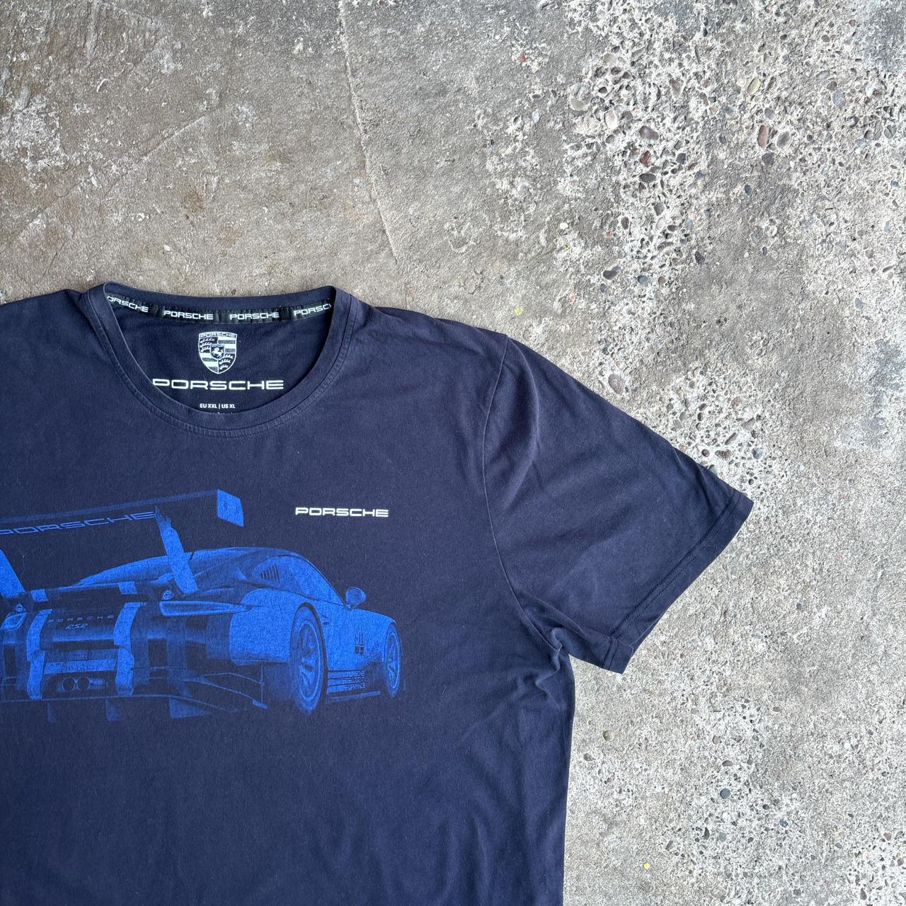 Navy Porsche Graphic T-Shirt