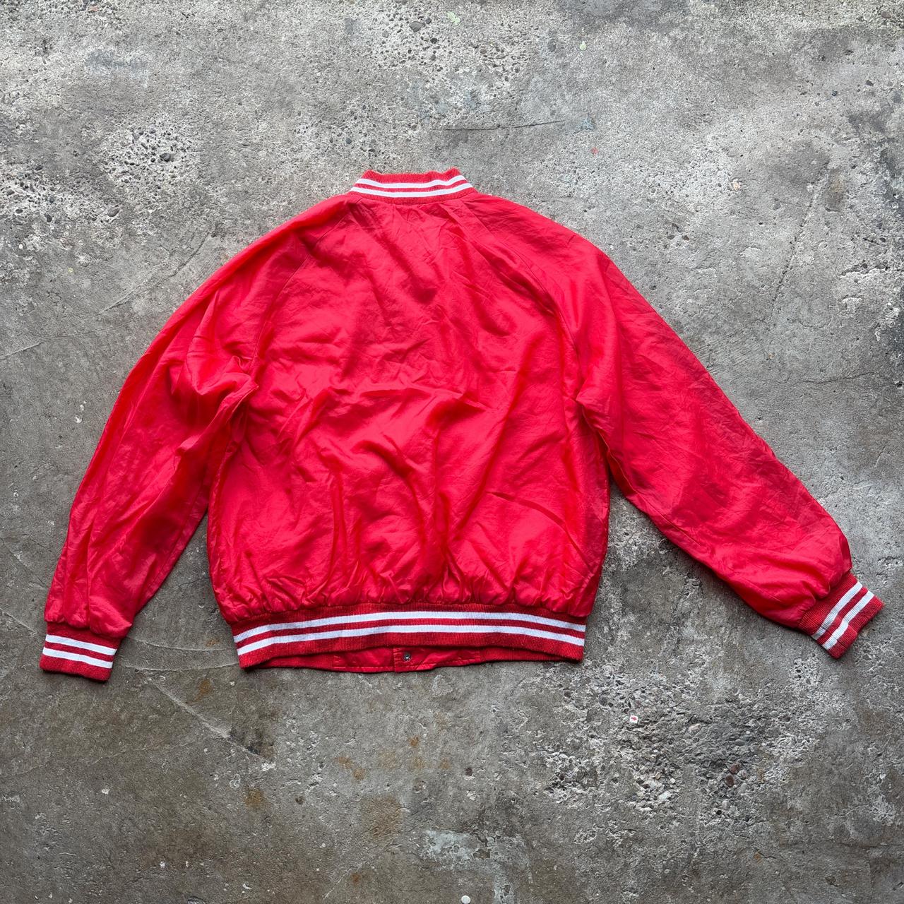 Vintage Red varsity bomber jacket