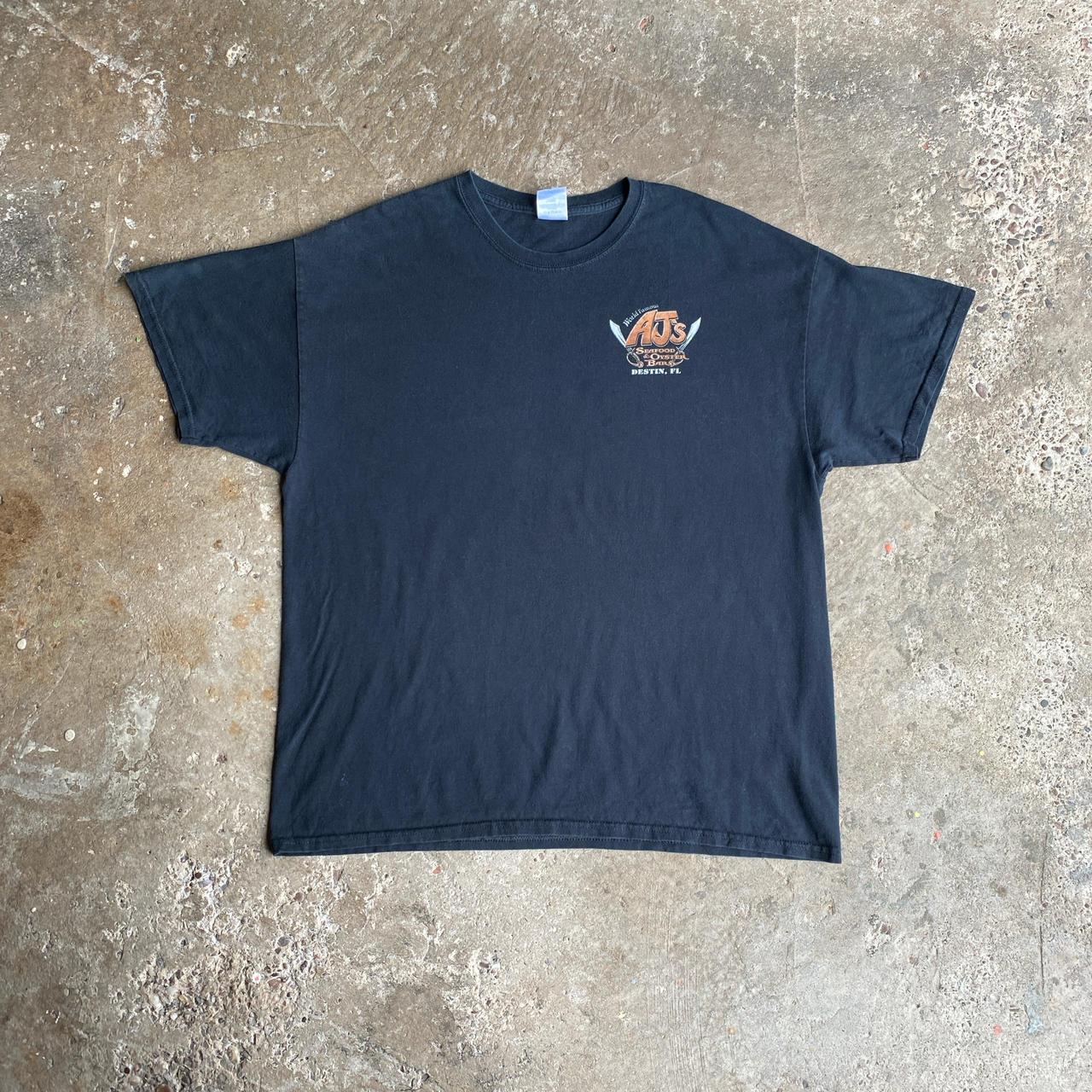 Black Pirate Bar Graphic T-Shirt - XL