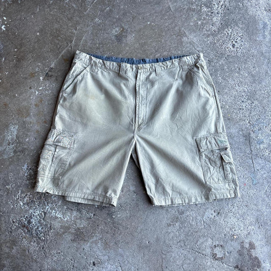 Beige Wrangler Cargo Shorts