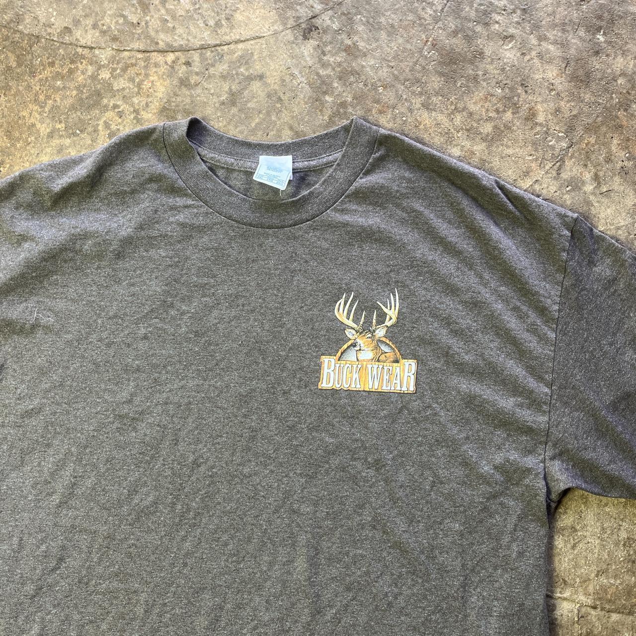 Grey Buck Wear graphic tee