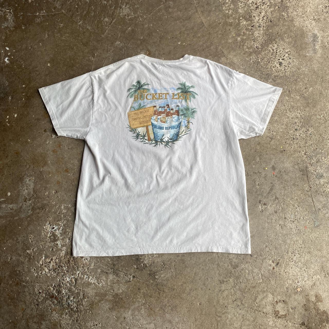 Off White Island Republic Graphic T-Shirt
