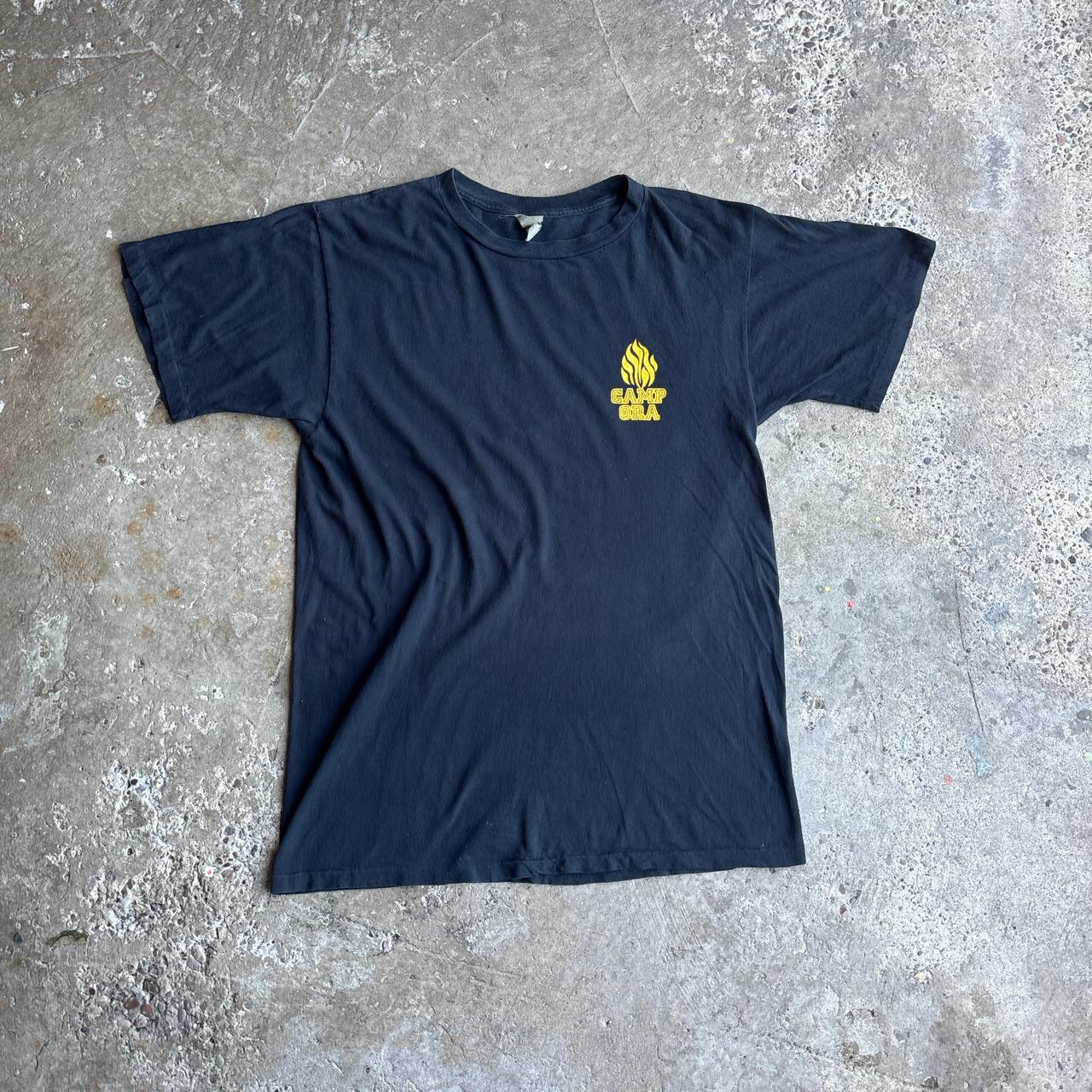 Black Graphic ‘Camp Ora’ Single Stitch T-Shirt