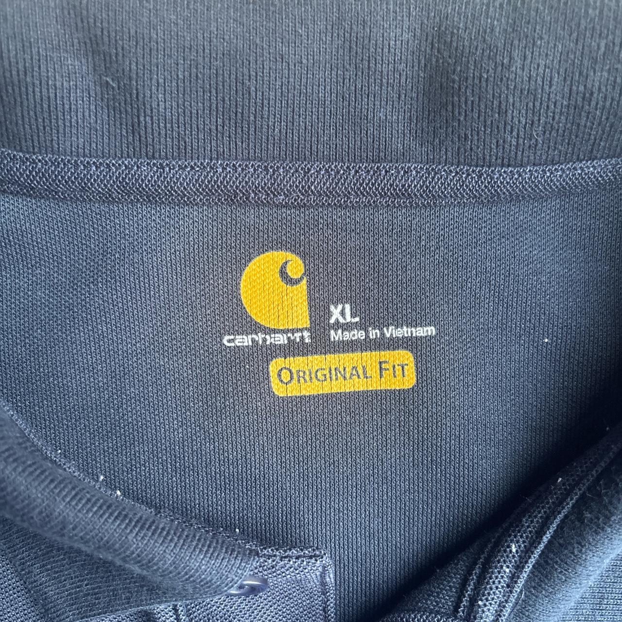 Navy Carhartt Single Pocket Polo Shirt