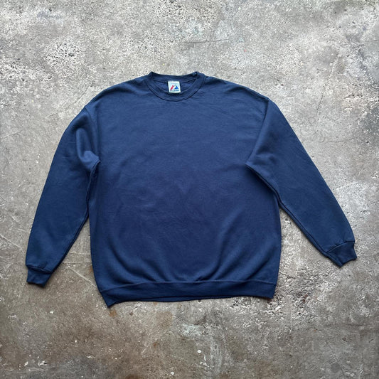 Navy Majestic plain sweatshirt